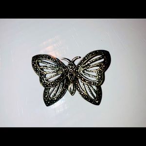 Stealing Silver Butterfly Broach.